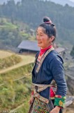 Lady With Hair In Top Knot