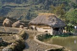 Mud Walled Thatched House Of Hani