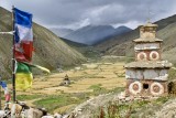 Barley & Chortens In Upper Tarap Chu