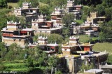 Crops Drying On Gyarong Roofs