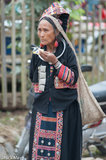 An Older Pala Woman Snacking