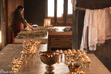 Preparing The Butter Lamps