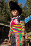 White Hmong Girl In Her Best Clothes