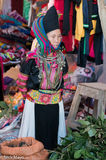 White Hmong Woman At Market