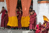 Monks Waiting For The Dance