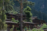 Wooden Houses In The Kulu Valley 