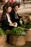 Black Thai Women At Market