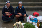 Two Dao Ao Dai Women At Market