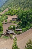 Slate Roofed Hamlet In Nujiang