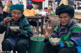 Two Ladies Lunching At Market