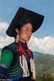 Traditionally Adorned Funeral Greeter