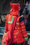 Lady In Orange Shopping
