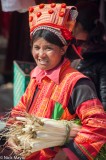 Lady In Orange With Her Purchase