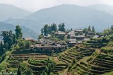 Small Village Of Wooden Houses