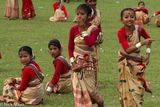 Girls At The Bihu Dance Practice