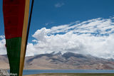 Prayer Flag & Lake Tso Moriri