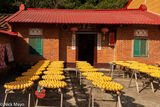 Courtyard Of Drying Persimmons