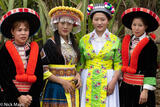 Hmong And Dao Women At A Wedding