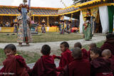 Young Monks At The Guru Drakmar Cham