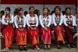 Tutsa Naga Girls At Pongtu Festival
