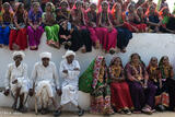 Onlookers At The Sang Wari Mela