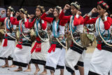Girls Dancing At Longte Festival