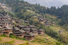 Wooden Houses On The Terraces