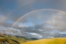 Double Rainbow Over The Grasslands