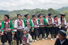 White Yi Women At Tiaiogongjie Festival