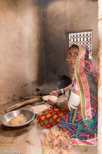 Meghwal Woman Making Chapattis