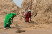 Yadav Women Sweeping