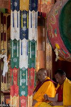 Two Monks In The Dukhang