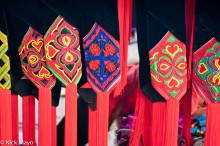 Embroidered Hani Hat Pieces