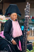 Pin Toh Yao Woman With Sugar Cane