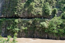 Carved Rock Path In Upper Nujiang