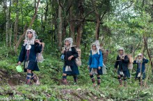 Loimi Akha Women Returning Home