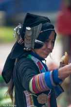 Akha Pixor Woman Snacking