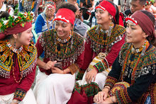 Young Women At The Harvest Festival