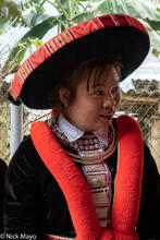 Red Dao Woman At A Wedding