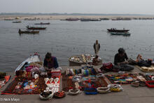 Vendors By The Ganges