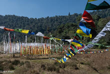 Prayer Flags At The Sacred Lake