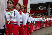 About To Dance At Pongtu Festival