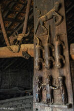 Carvings In Village Chief's House