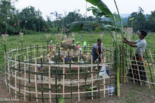 Preparing The Singpho Shrine
