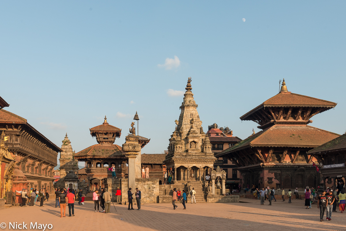 Temples on Durbar Square in Bhaktapur.