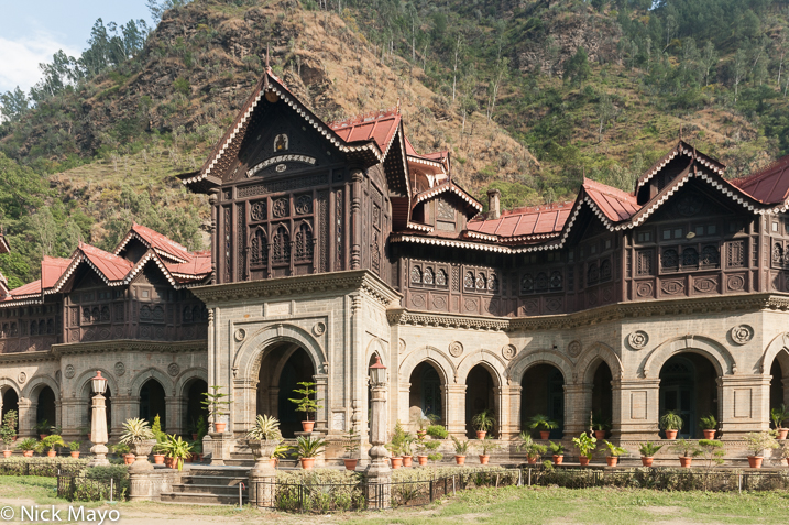 The old palace at Rampur, previously the seat of the princely state of Bushair.
