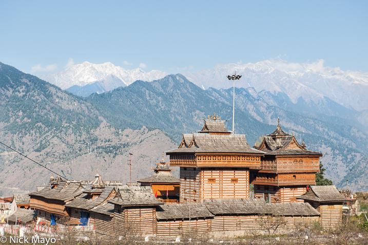 The Hindi temple complex at Sarahan with its signature roofs.