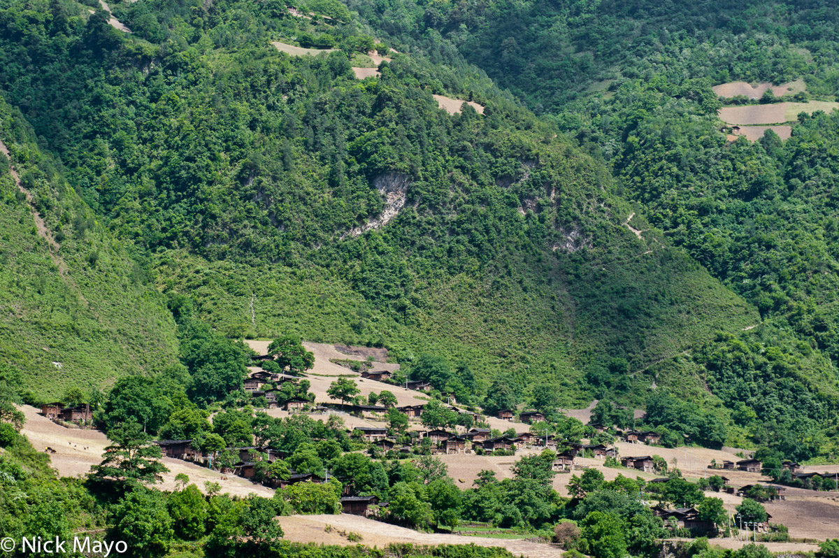 The Lisu village of Cho Na Tung in upper Nujiang.