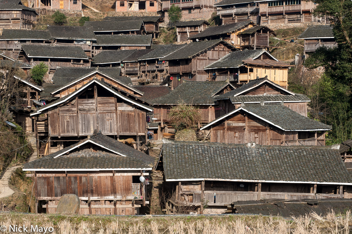 The wooden village of Yu Min.