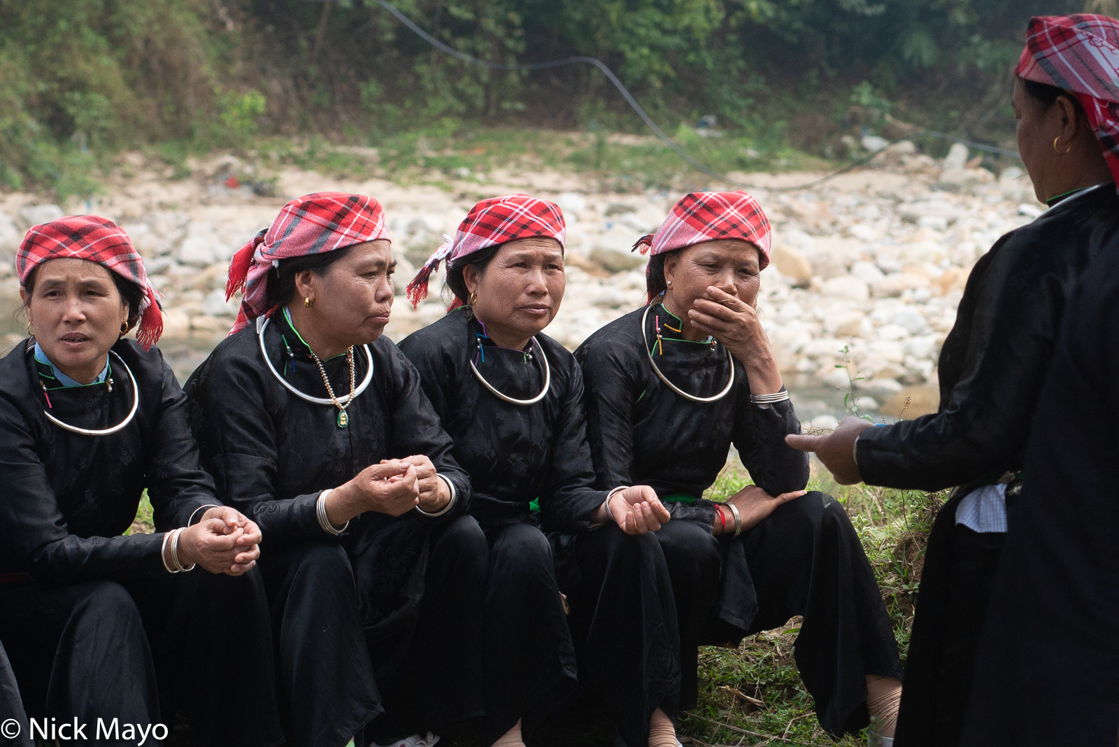 Tay (Zhuang) woman at a festival in Ban Ho in the Muong Hoa valley.